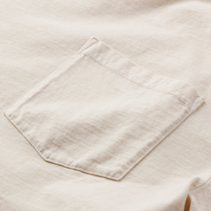 Heavyweight Pocket Tee Natural