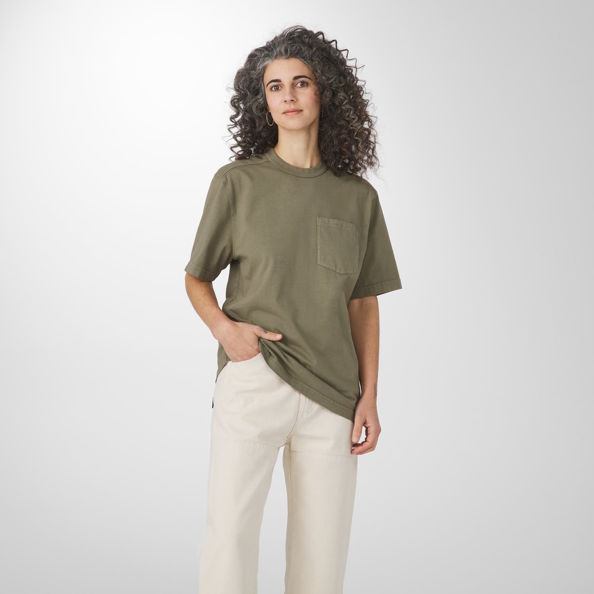 Heavyweight Pocket Tee Black