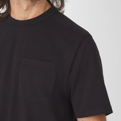 Heavyweight Pocket Tee Black