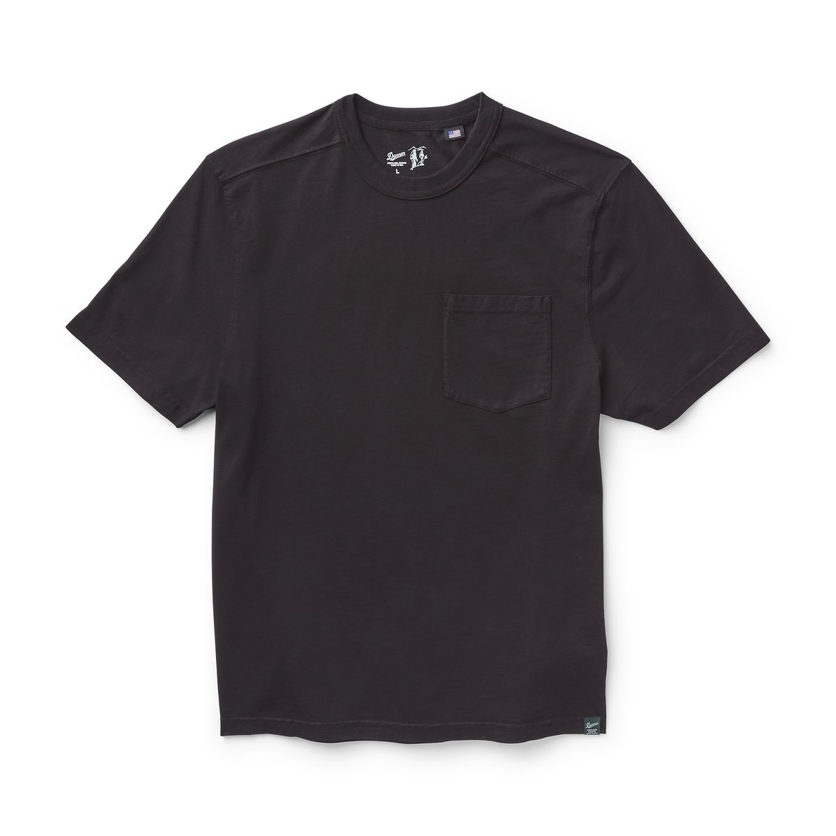 Heavyweight Pocket Tee Black