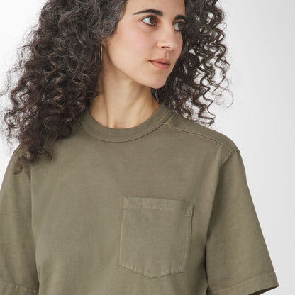 Heavyweight Pocket Tee Dusty Olive