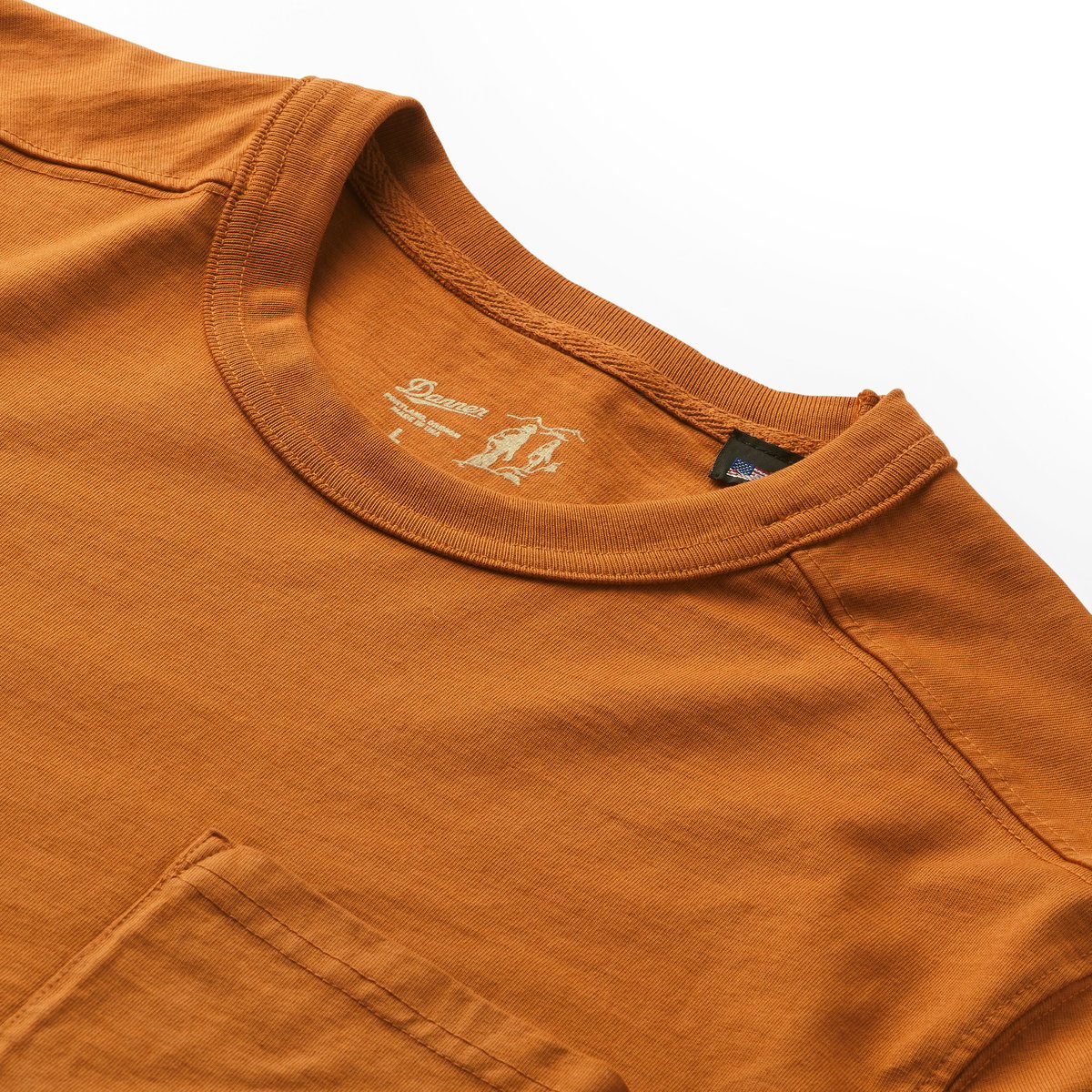 Heavyweight Pocket Tee Glazed Ginger