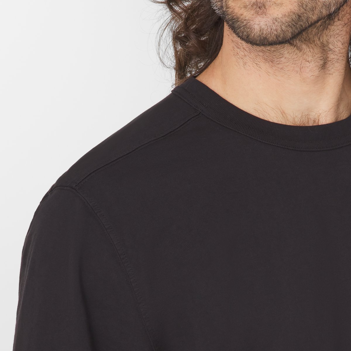 Heavyweight Long Sleeve Tee Black