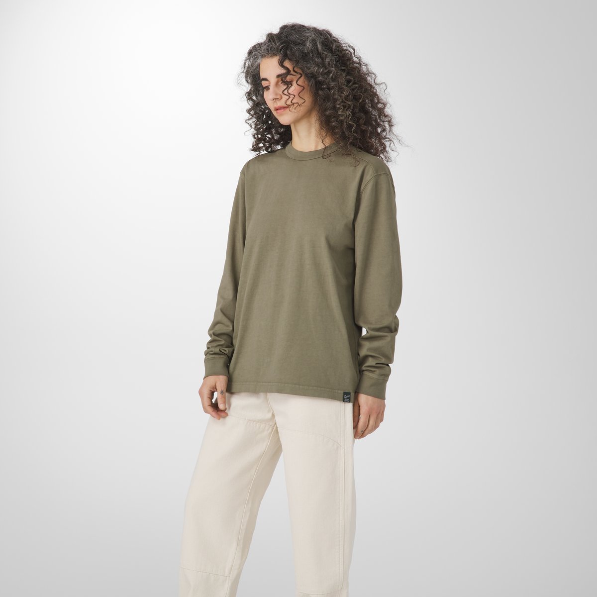 Heavyweight Long Sleeve Tee Glazed Ginger