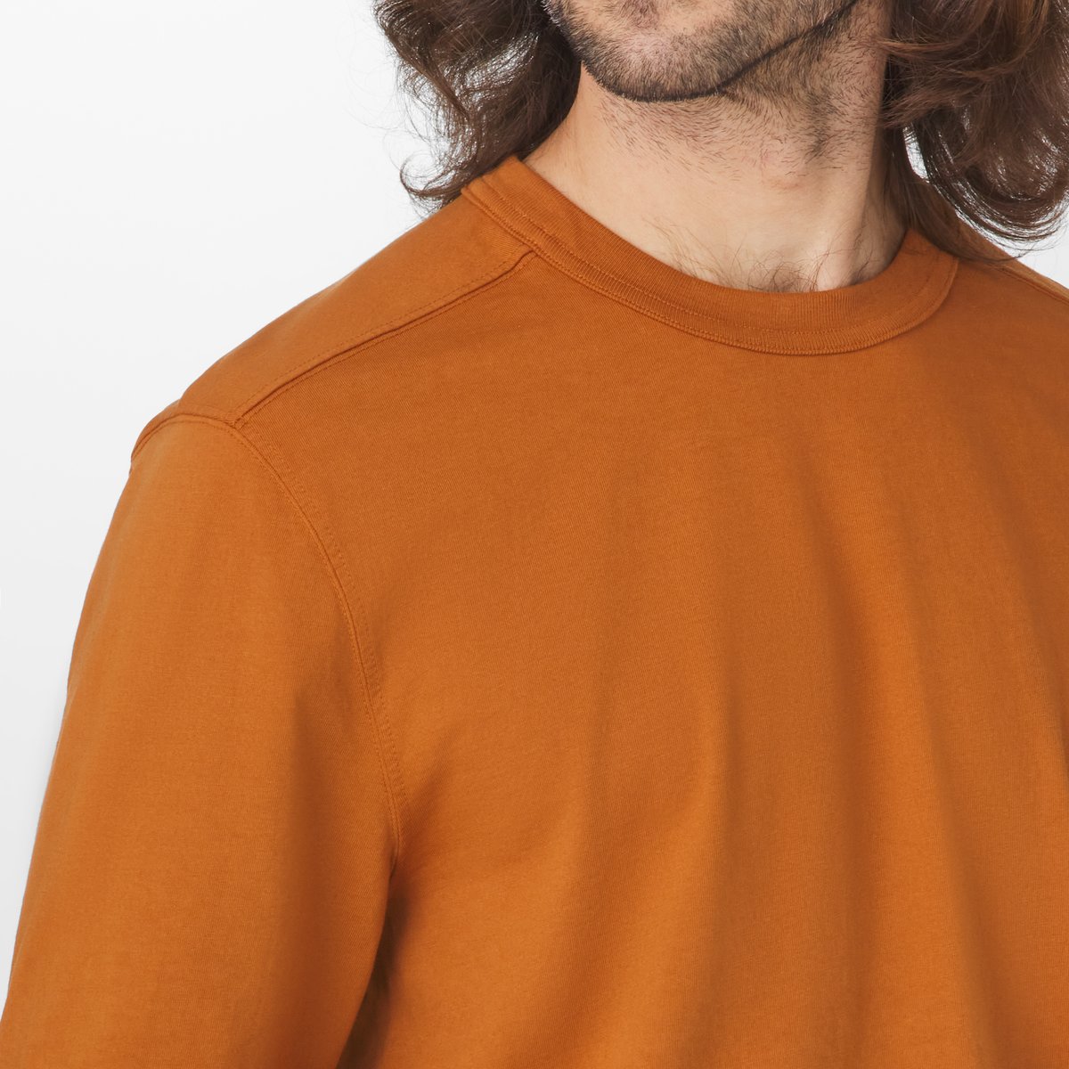 Heavyweight Long Sleeve Tee Glazed Ginger