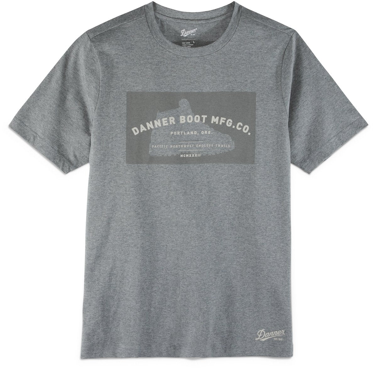License Plate Tee Heather Gray