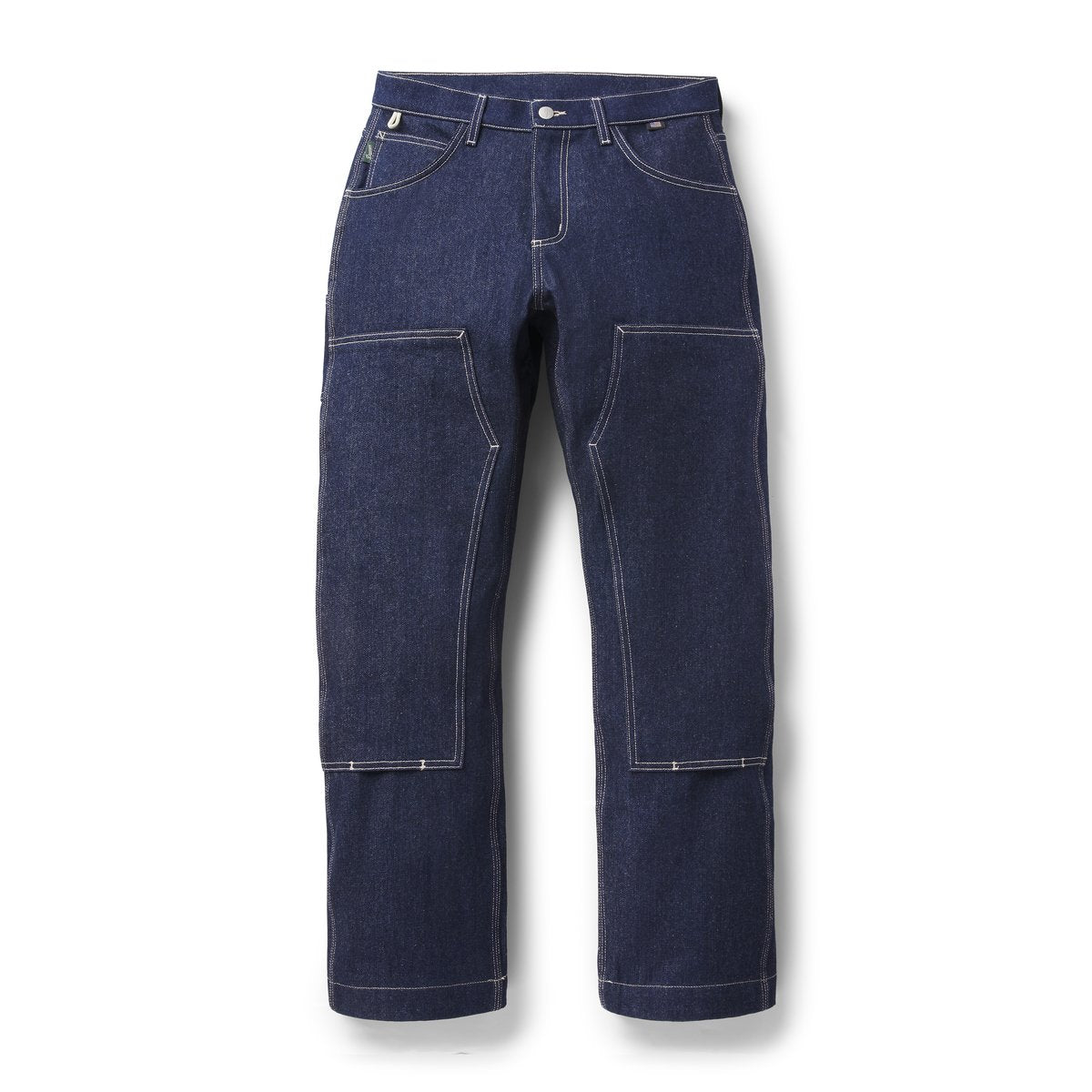 Kenton Double Knee Pants  Dark Wash Indigo