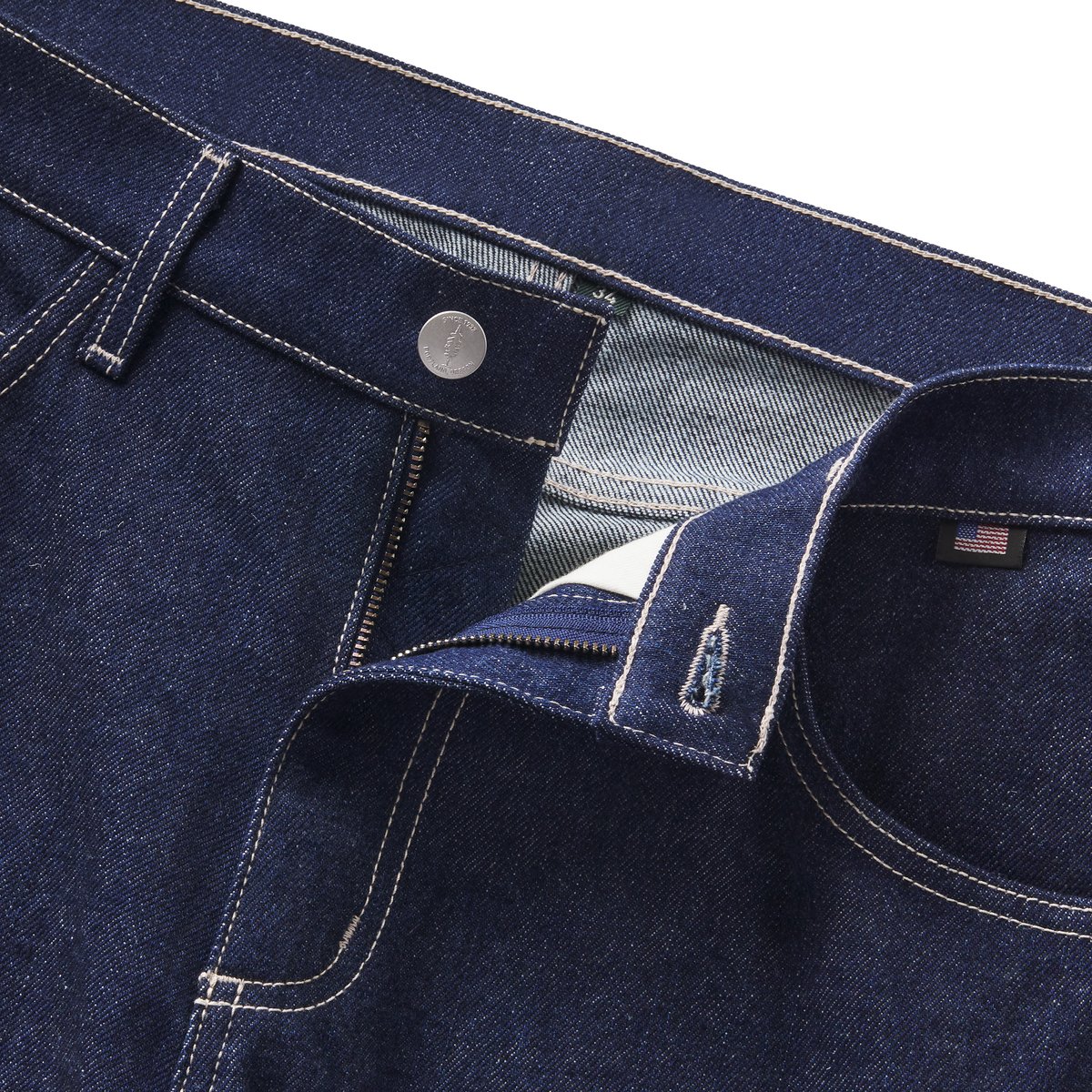 Kenton Double Knee Pants  Dark Wash Indigo