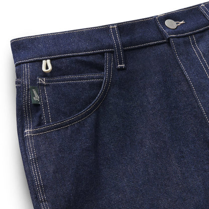 Kenton Double Knee Pants  Dark Wash Indigo