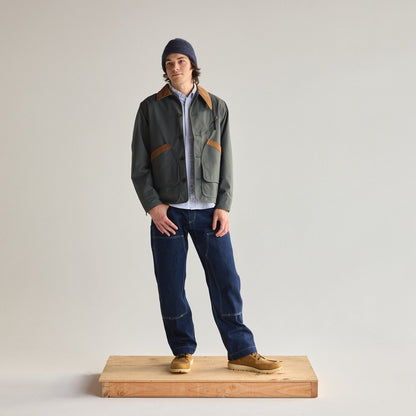 Kenton Double Knee Pants  Dark Wash Indigo