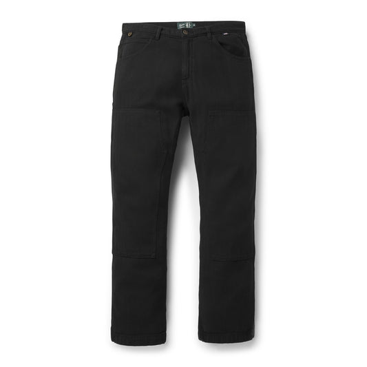 Kenton Double Knee Pants  Herringbone Black