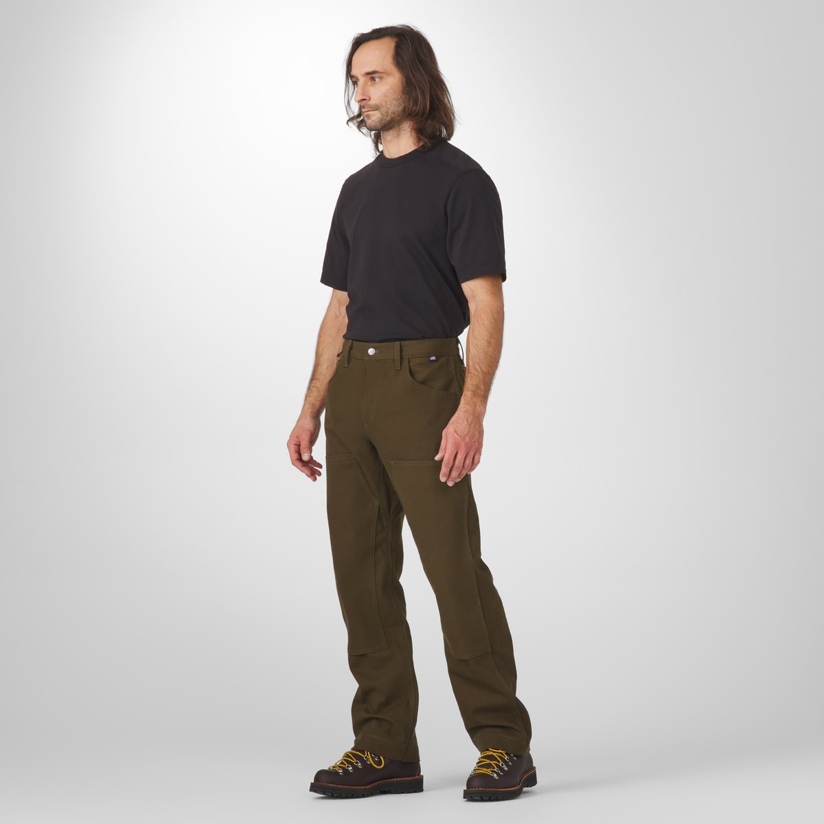 Kenton Double Knee Pants  Olive
