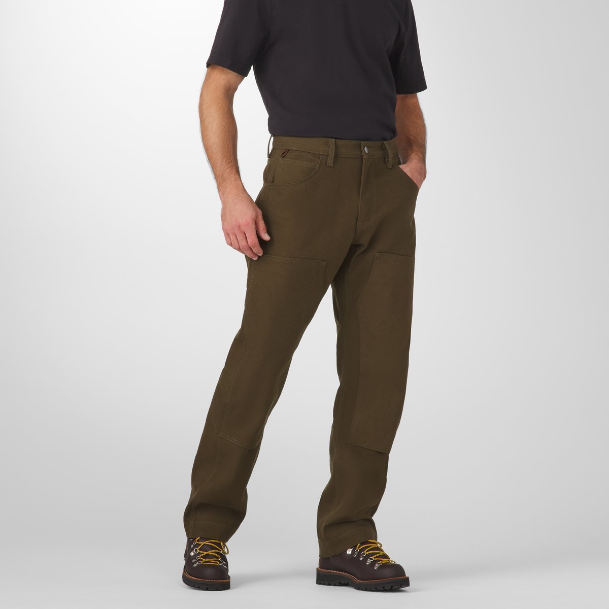 Kenton Double Knee Pants  Olive