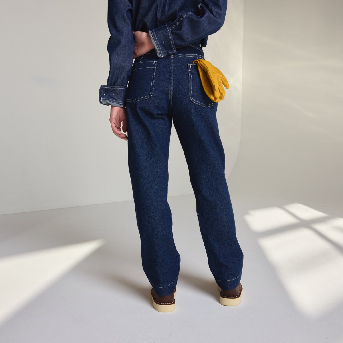 Hawthorne Double Knee Pants  Dark Wash Indigo
