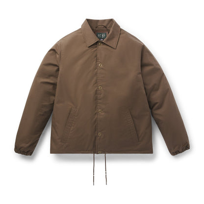 Waxed Primaloft® Coaches Jacket Brown