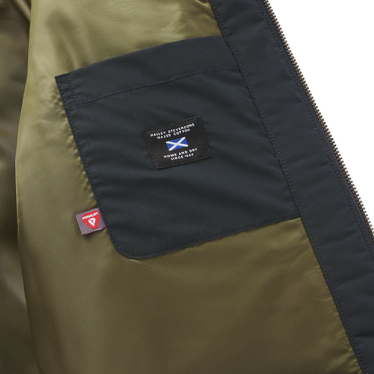 Waxed Primaloft® Coaches Jacket Navy