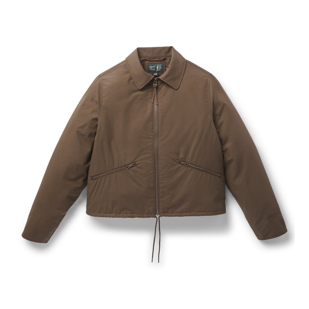 Waxed Primaloft® Coaches Jacket Brown