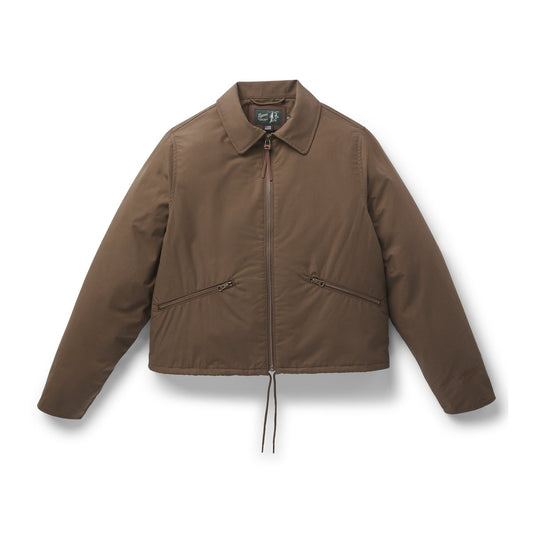 Waxed Primaloft® Coaches Jacket Brown