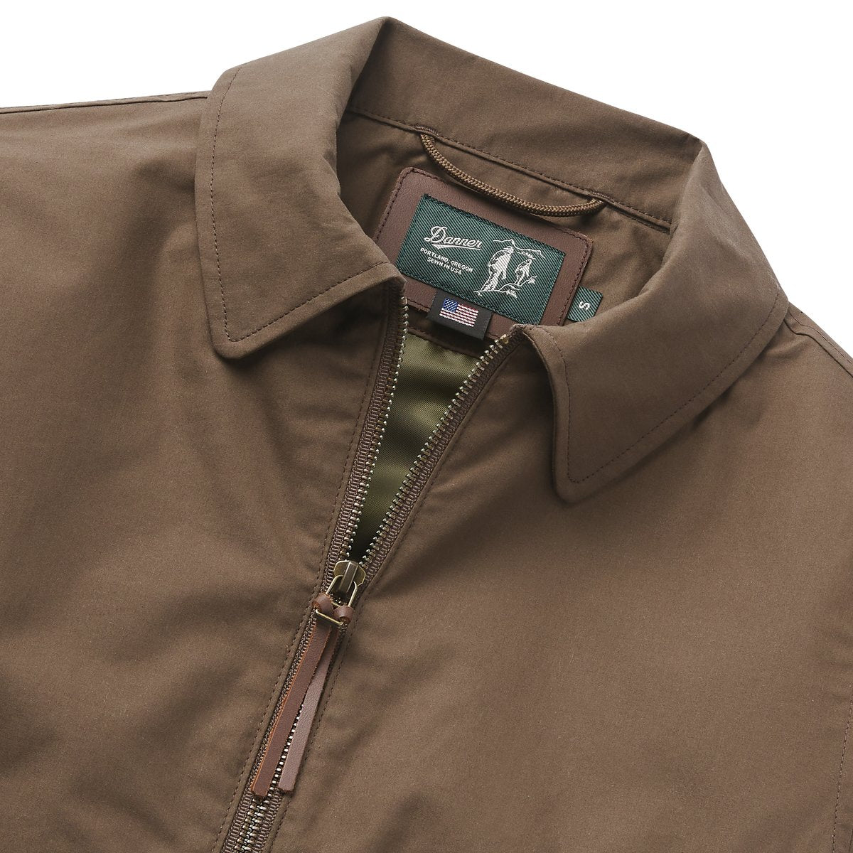 Waxed Primaloft® Coaches Jacket Brown
