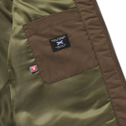 Waxed Primaloft® Coaches Jacket Brown