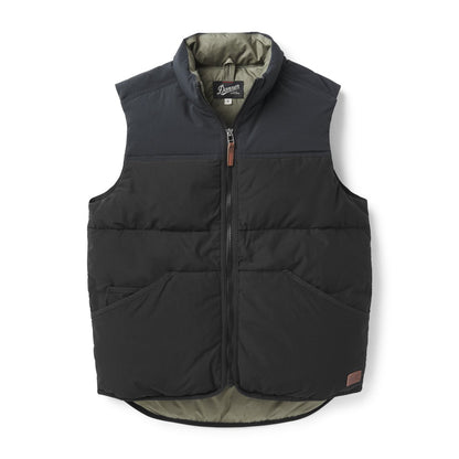 Zigzag Down Vest Black