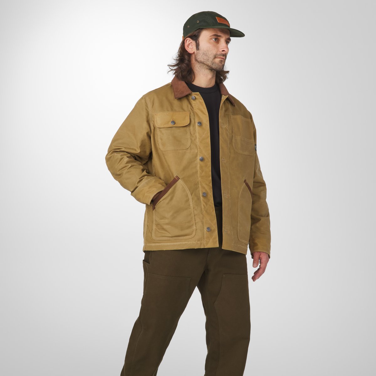 Shipyard Waxed Canvas Jacket  Tan/Bison