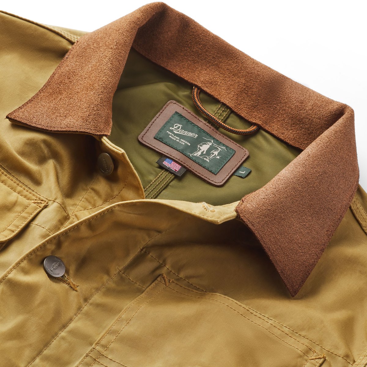 Shipyard Waxed Canvas Jacket  Tan/Bison