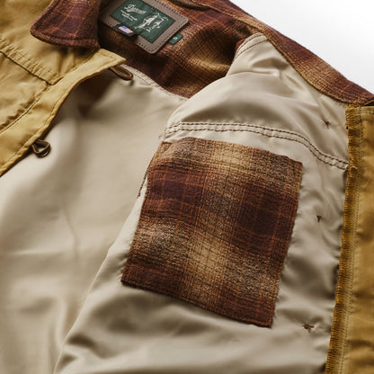 Maywood Waxed Canvas Jacket  Tan/Espresso