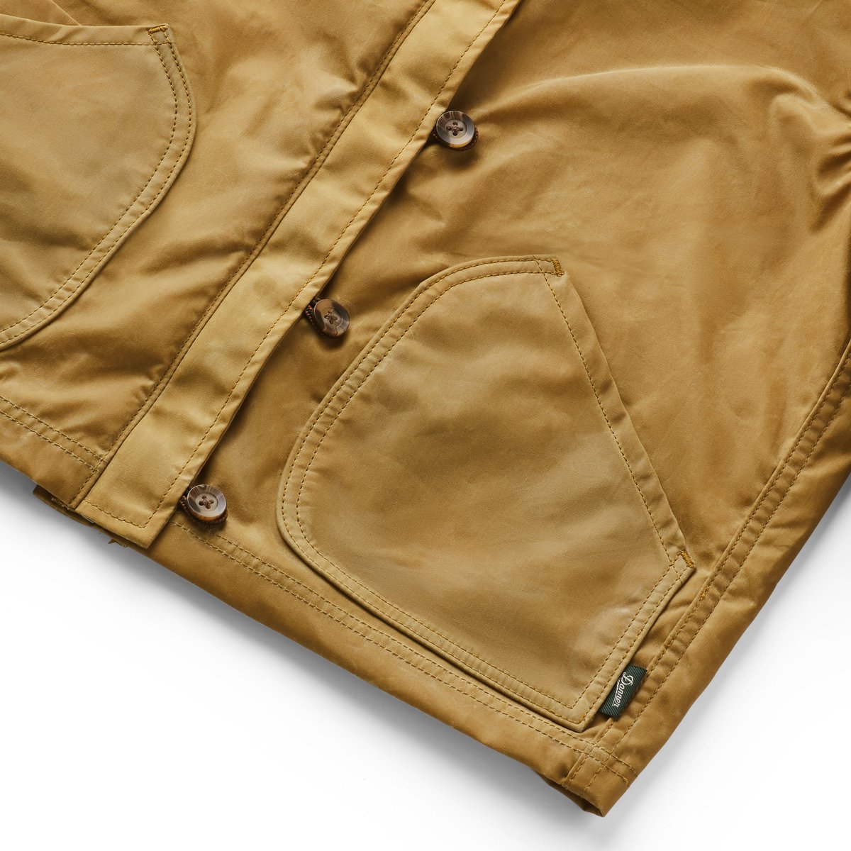 Maywood Waxed Canvas Jacket  Tan/Espresso