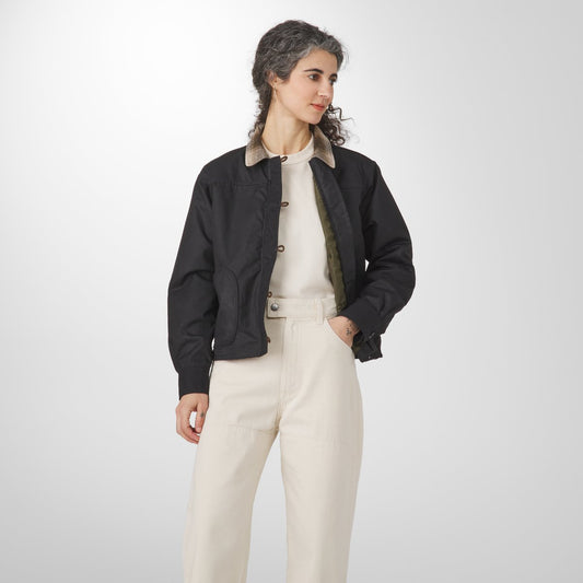 Maywood Waxed Canvas Jacket  Black/Earth