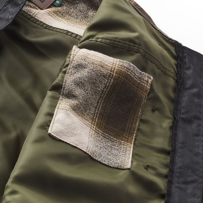 Maywood Waxed Canvas Jacket  Black/Earth