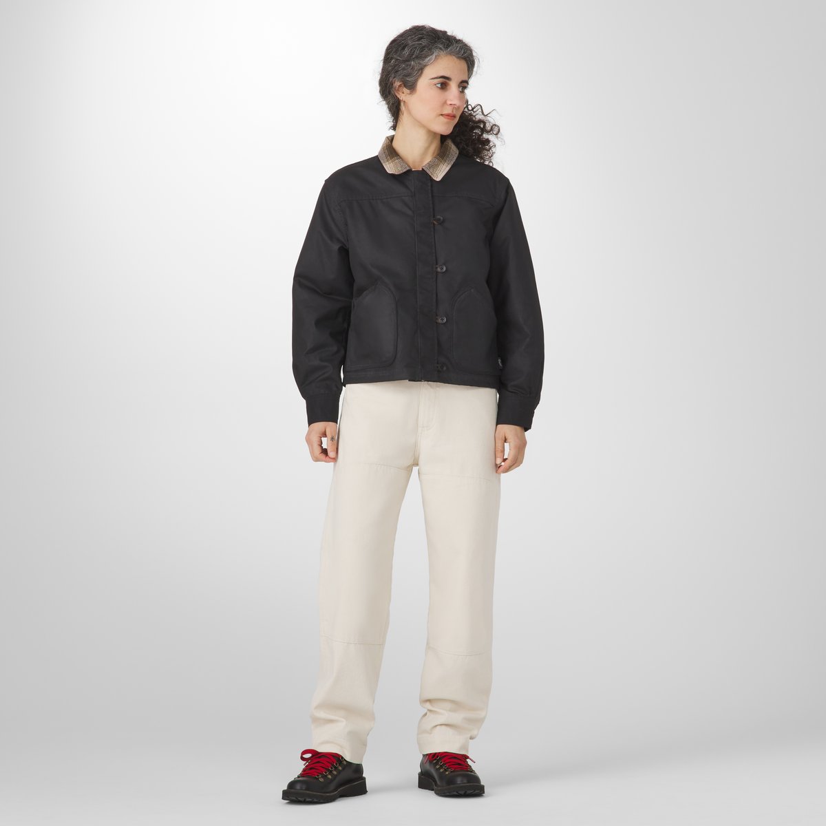 Maywood Waxed Canvas Jacket  Black/Earth