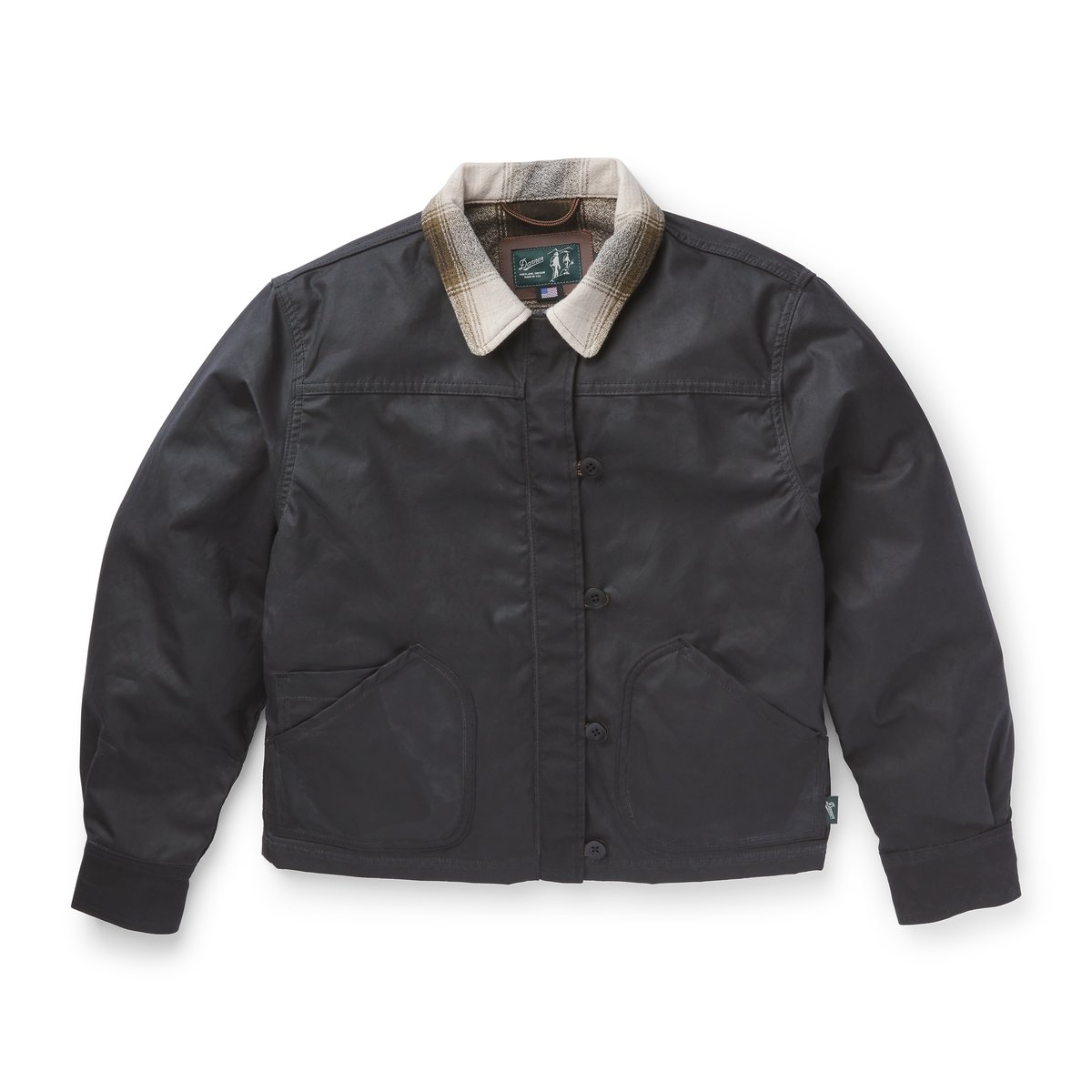 Maywood Waxed Canvas Jacket  Black/Earth