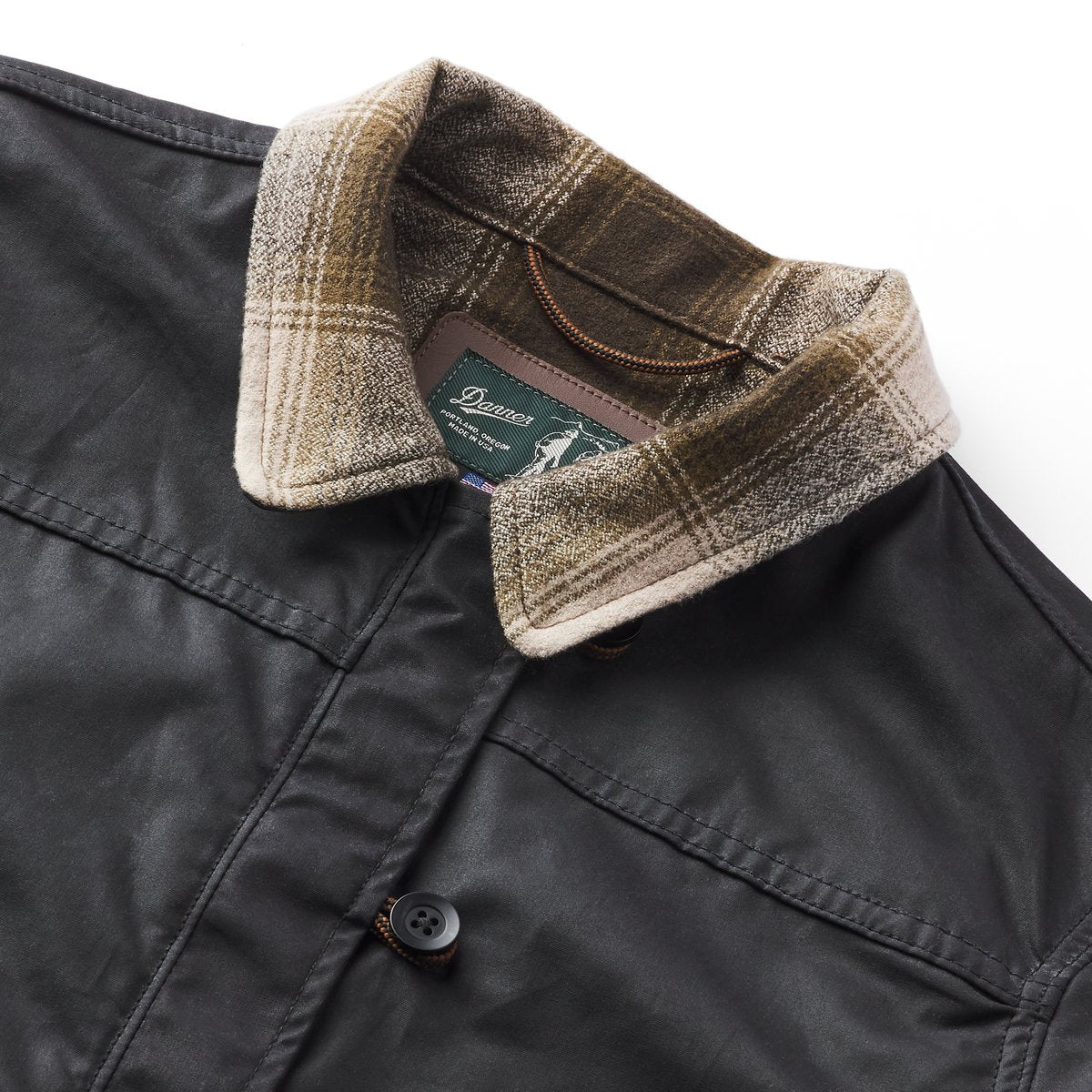 Maywood Waxed Canvas Jacket  Black/Earth