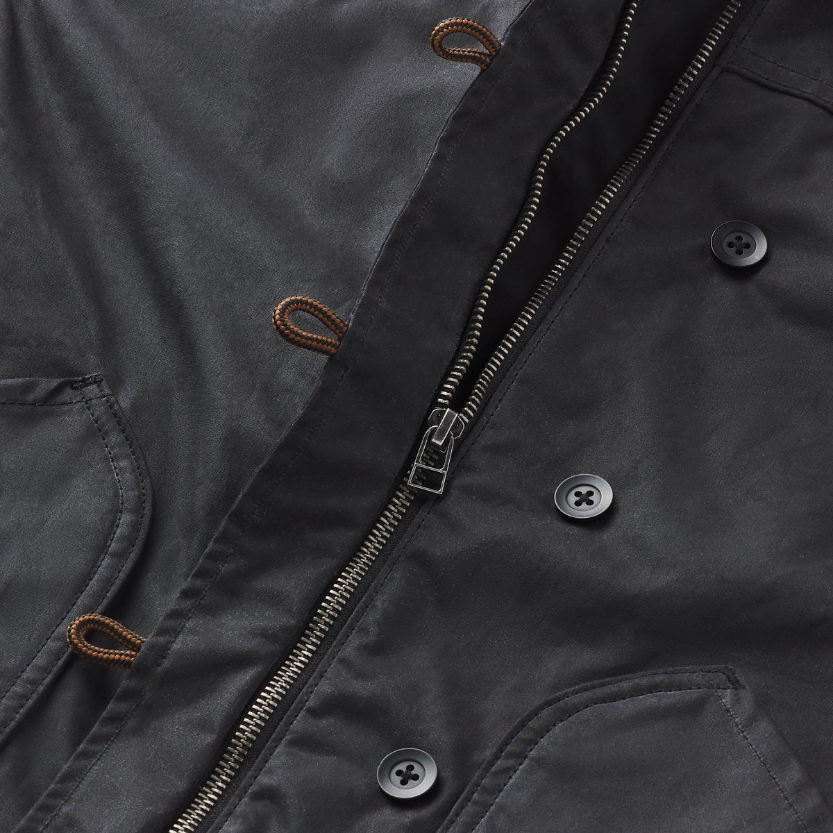 Maywood Waxed Canvas Jacket  Black/Earth