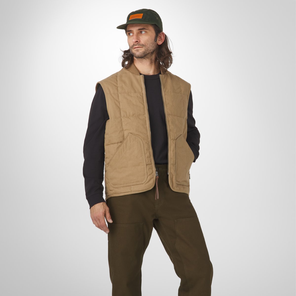 Oxbow Primaloft Vest  Dark Khaki/Olive