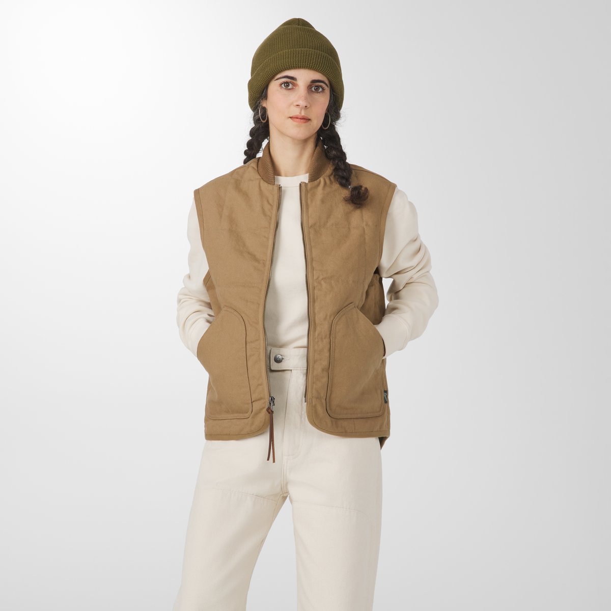 Oxbow Primaloft Vest  Dark Khaki/Olive