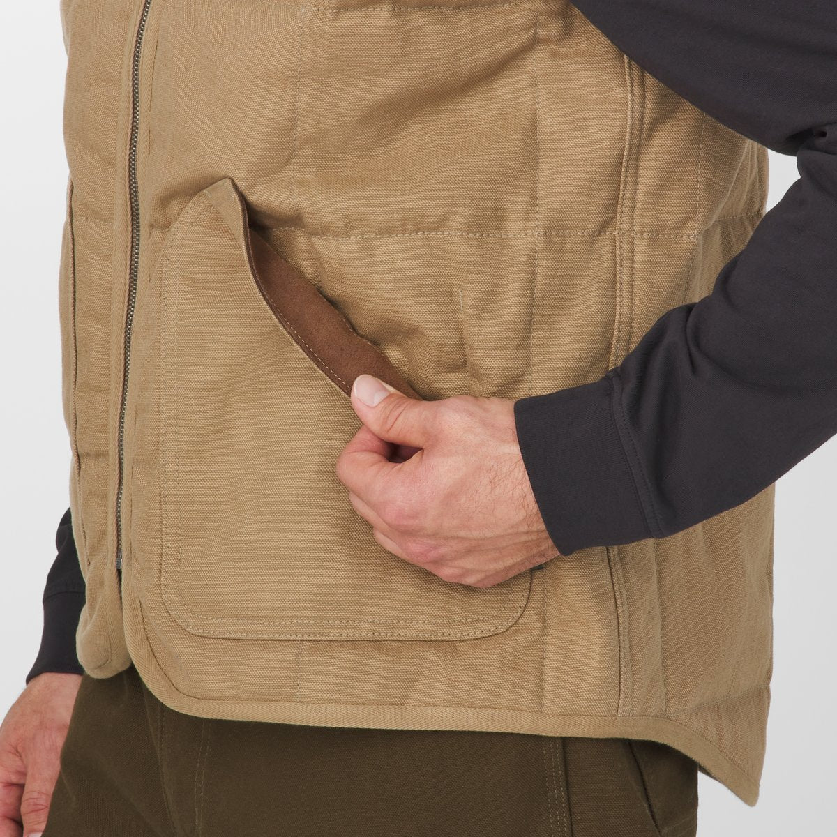 Oxbow Primaloft Vest  Dark Khaki/Olive