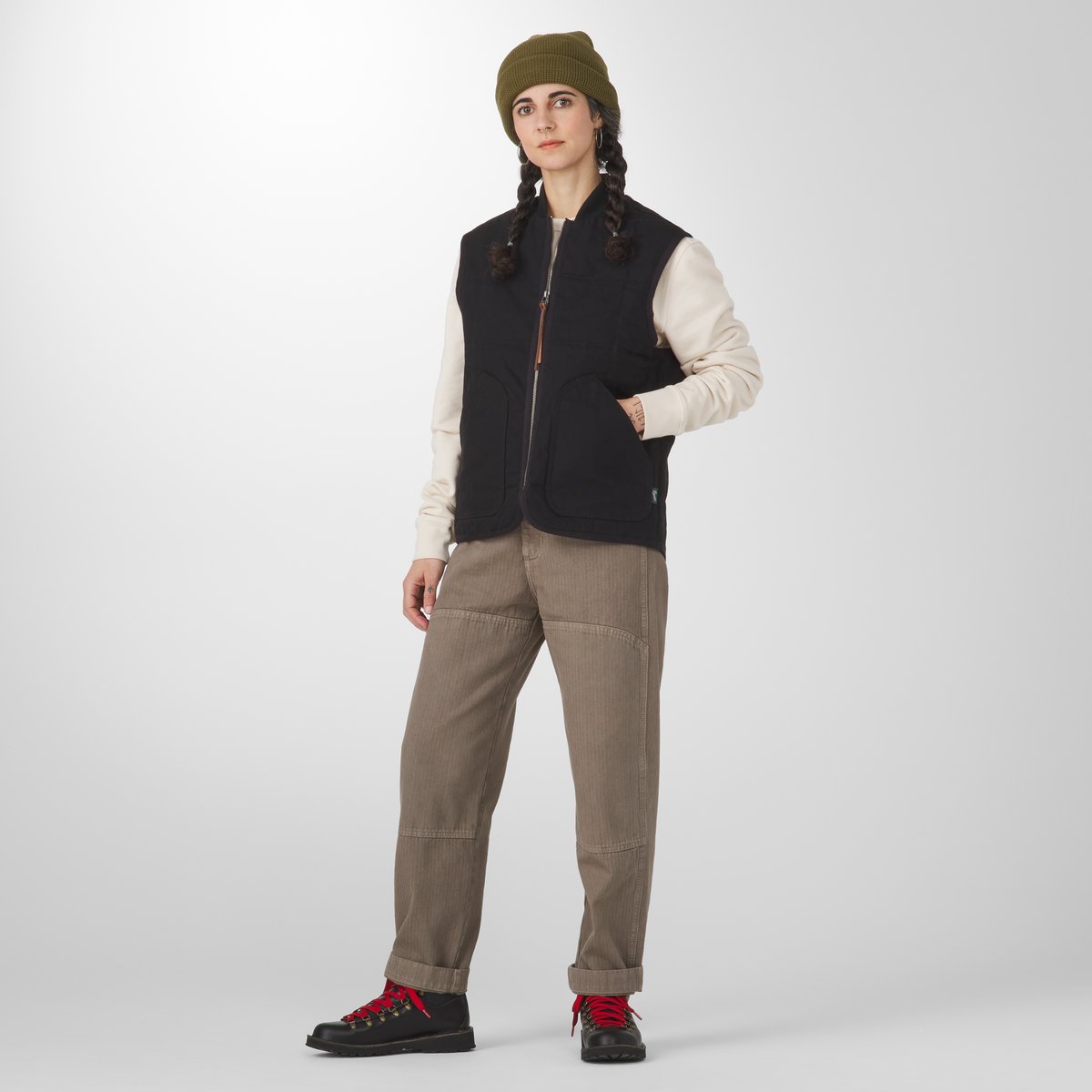 Oxbow Primaloft Vest  Black/Olive