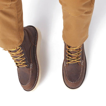 Bull Run Moc Toe 6" Brown Steel Toe