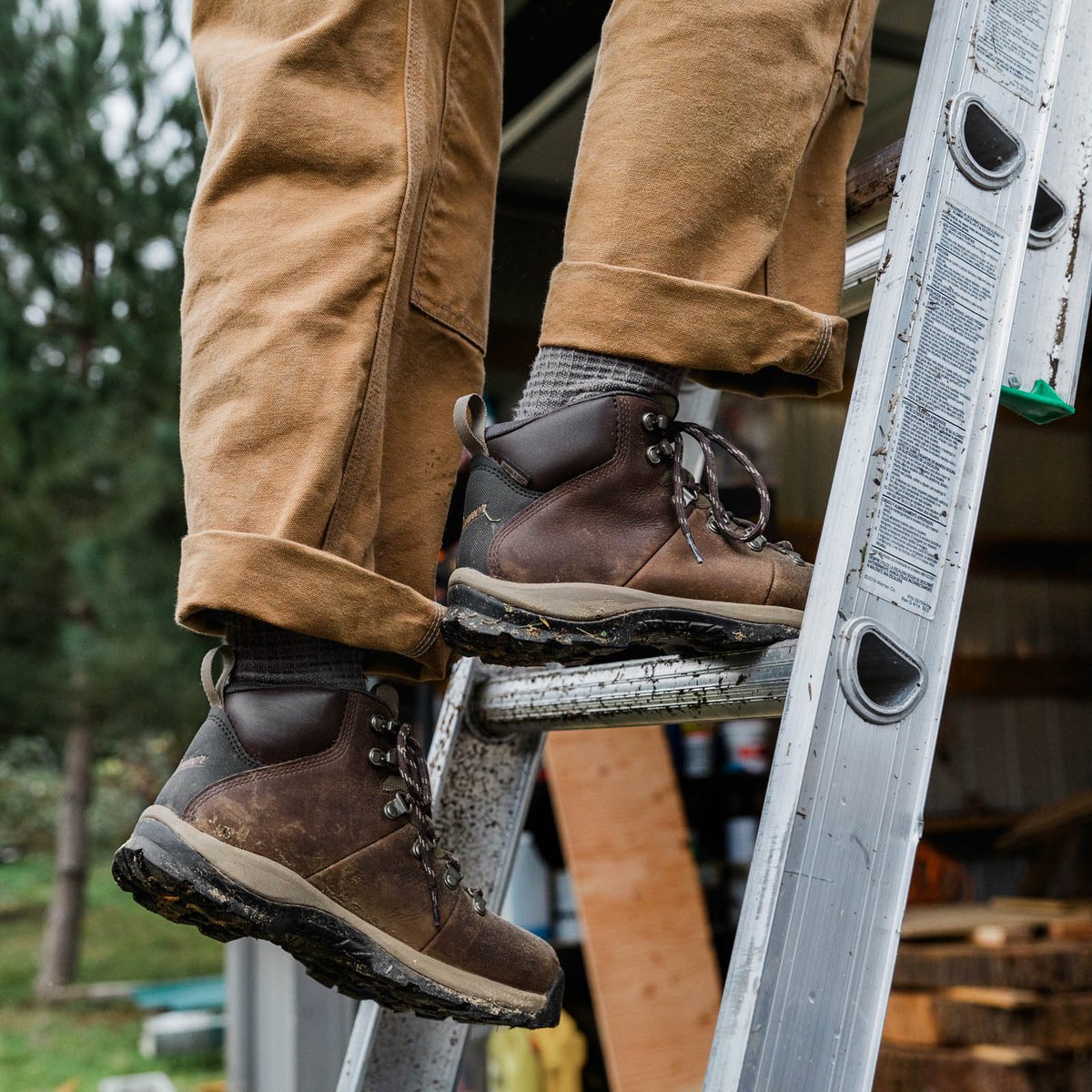 Sandy Ridge Brown Aluminum Toe