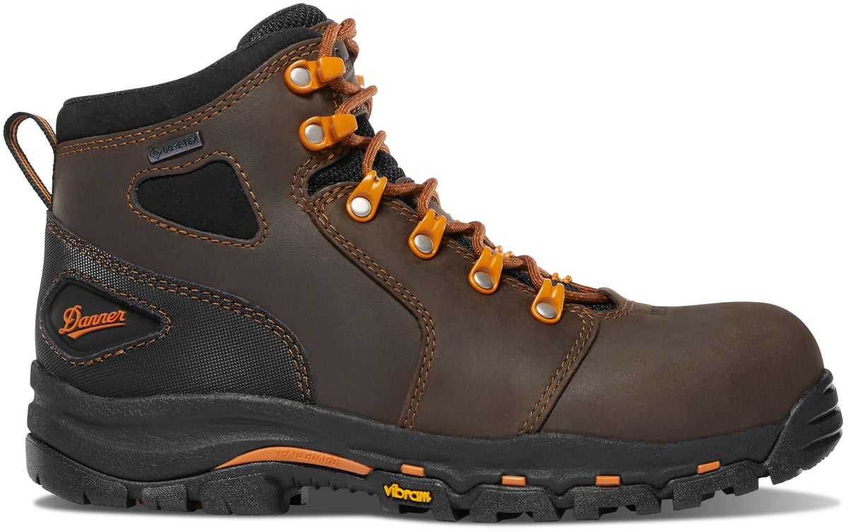 Vicious 4" Brown/Orange Composite Toe (NMT)