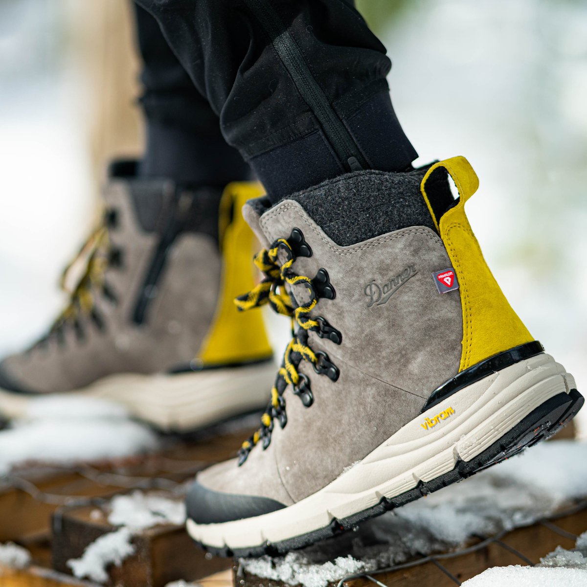 Arctic 600 Side-Zip Driftwood/Yellow Insulated 200G