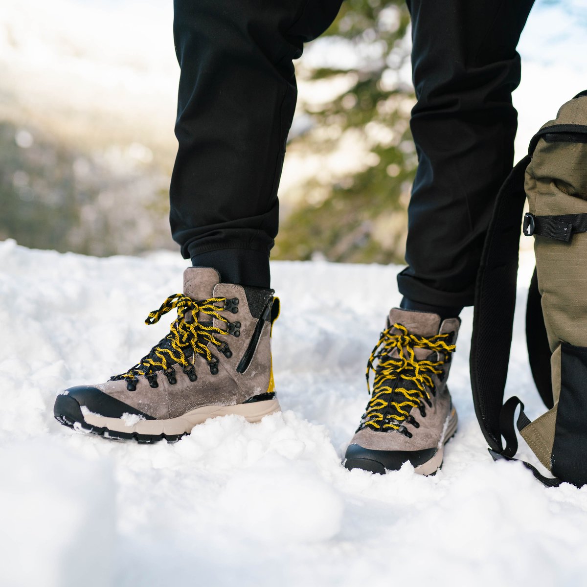 Arctic 600 Side-Zip Driftwood/Yellow Insulated 200G