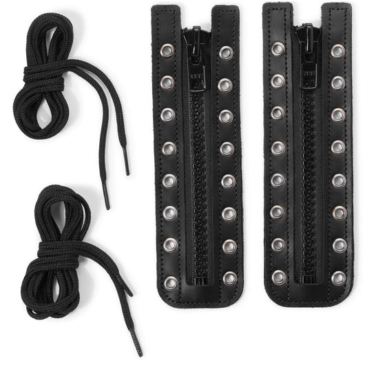 Lace-in Boot Zipper 6" Black